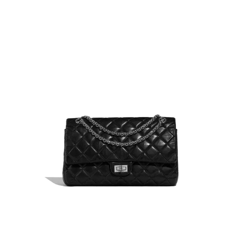 TÚI Chanel 2.55 Reissue 226 Lamb Black da cừu