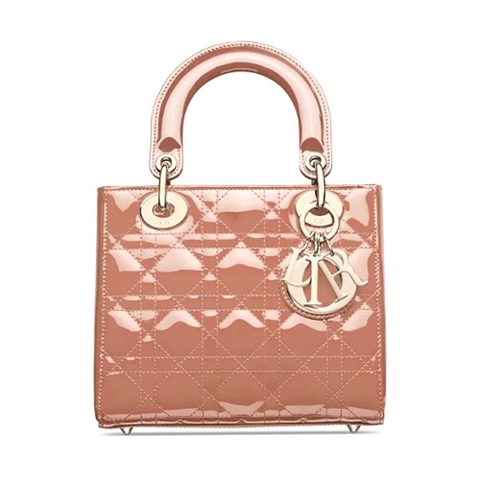 TÚI Dior Small Lady Dior Bag Patent Calfskin