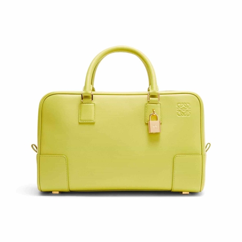 TÚI LOEWE  Amazona 28 bằng da bê Nappa màu vàng chanh
