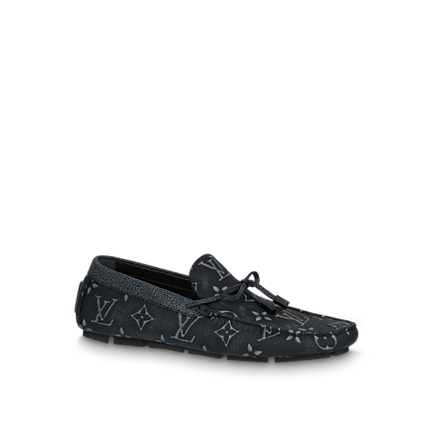 GIÀY LOUIS VUITTON LV DRIVER MOCCASIN BLACK