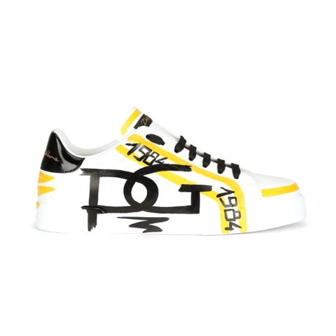 GIÀY DOLCE & GABBANA Limited Edition Portofino Sneakers-Yellow