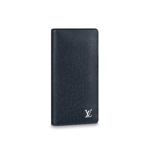 VÍ LOUIS VUITTON BRAZZA WALLET TAIGA LEATHER NAVY