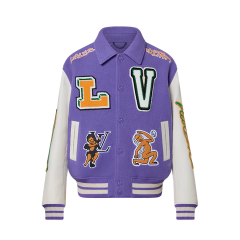 ÁO LOUIS VUITTON MIXED LEATHER TEDDY BLOUSON