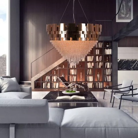 ĐÈN CHÙM LUXURY THE KINGDOM CRYSTAL CHANDELIER