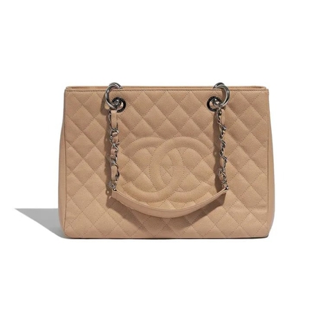 TÚI Chanel Shopping Tote GST Caviar Cream