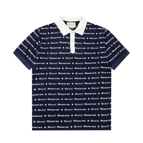 ÁO GUCCI POLO SHIRT MÀU XANH UNISEX
