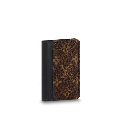 VÍ LOUIS VUITTON POCKET ORGANIZER MONOGRAM MACASSAR