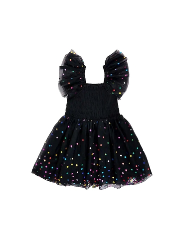 ÁO STELLA MCCARTNEY Polka-dot tulle dress 4-12 years