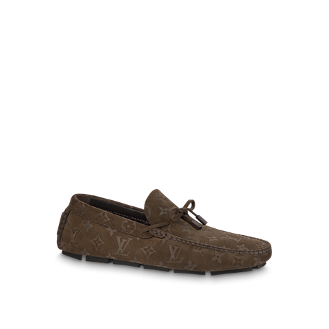 GIÀY LOUIS VUITTON LV DRIVER MOCCASIN MOKA