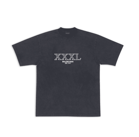 ÁO BALENCIAGA T SHIRT MÀU ĐEN UNISEX