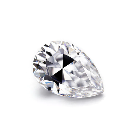 KIM CƯƠNG Pear Cut Natural White Loose Moissanite Stone