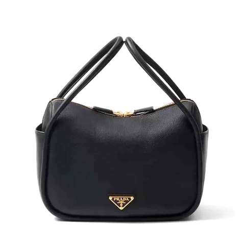 TÚI PRADA Women Leather Black Handbag