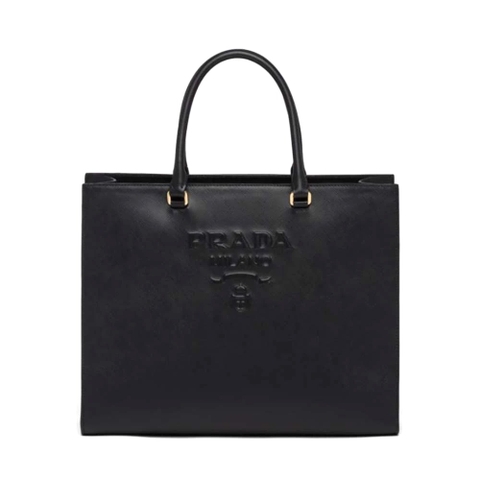 TÚI Prada Women Large Saffiano Leather Handbag-Black