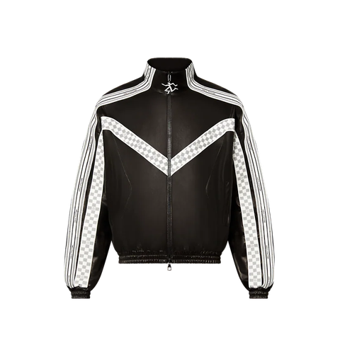 ÁO LOUIS VUITTON LEATHER TRACK BLOUSON