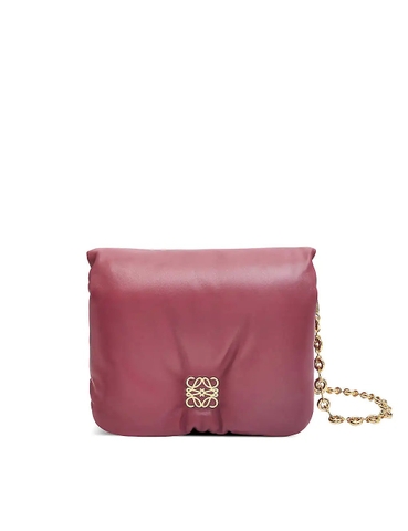 TÚI LOEWE Puffer Goya logo-embellished leather shoulder bag