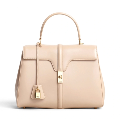 TÚI Celine Women Medium 16 Bag in Satinated Calfskin-Sandy