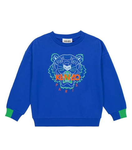 ÁO KENZO KIDS Logo cotton sweatshirt 9 -12 years