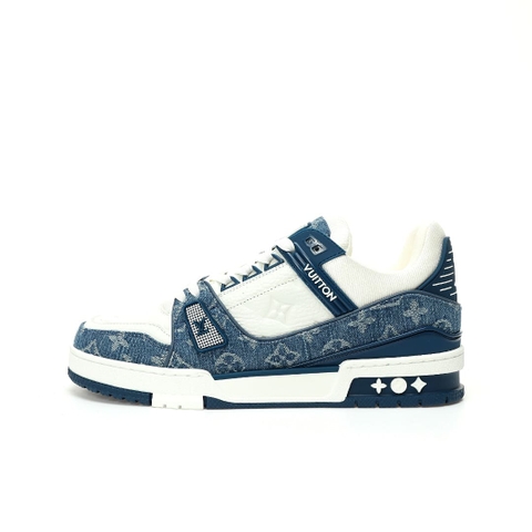 GIÀY LOUIS VUITTON TRAINERS SNEAKER LOW SPORTS BLUE