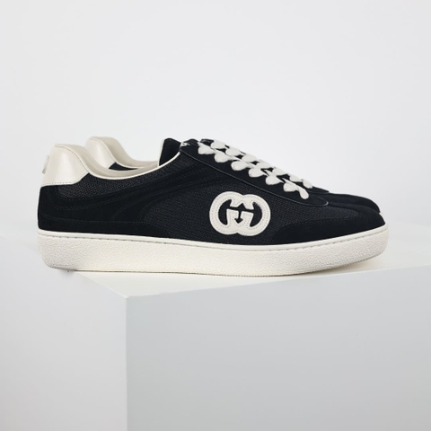 GIÀY GUCCI LIDO SUEDE LEATHER ALL BLACK