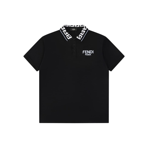 ÁO FENDI POLO SHIRT MÀU ĐEN UNISEX