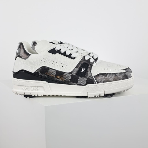 GIÀY LOUIS VUITTON TRAINERS BLACK AND WHITE