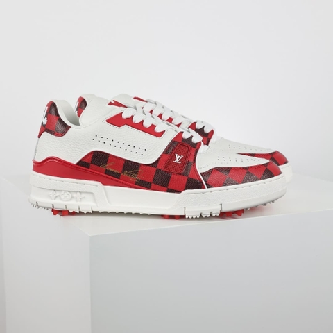 GIÀY LOUIS VUITTON TRAINERS RED AND WHITE