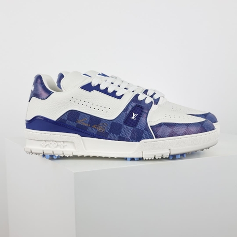 GIÀY LOUIS VUITTON TRAINERS BLUE AND WHITE