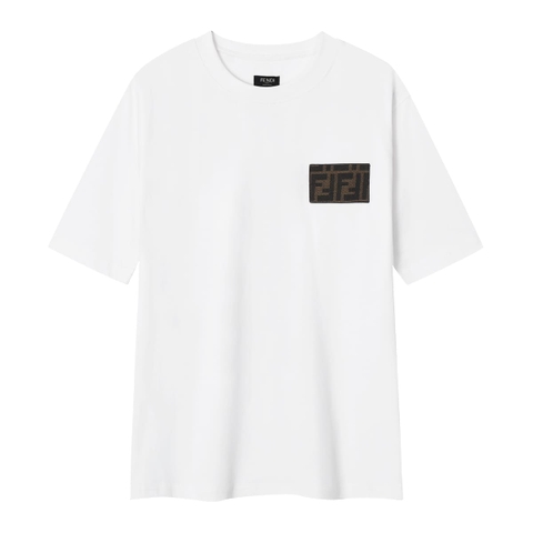 ÁO FENDI T SHIRT MÀU TRẮNG UNISEX