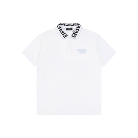 ÁO FENDI POLO SHIRT MÀU TRẮNG UNISEX