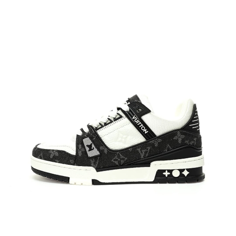 GIÀY LOUIS VUITTON TRAINERS SNEAKER LOW SPORTS BLACK