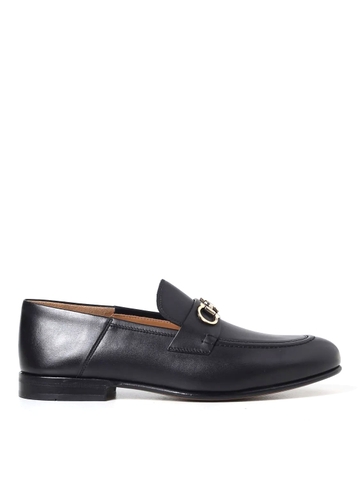 GIÀY SALVATORE FERRAGAMO Black loafers shoes