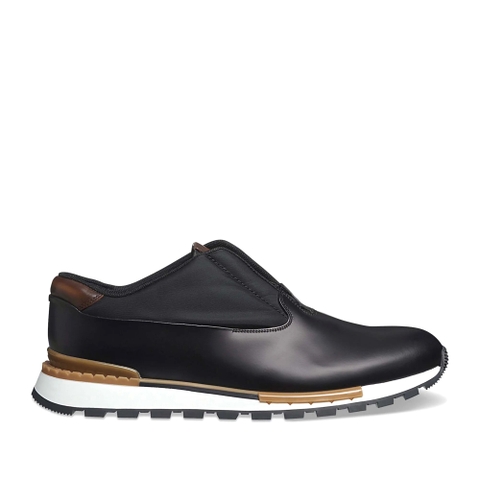 GIÀY BERLUTI Fast Track Torino Glazed Calf Leather Sneaker Black