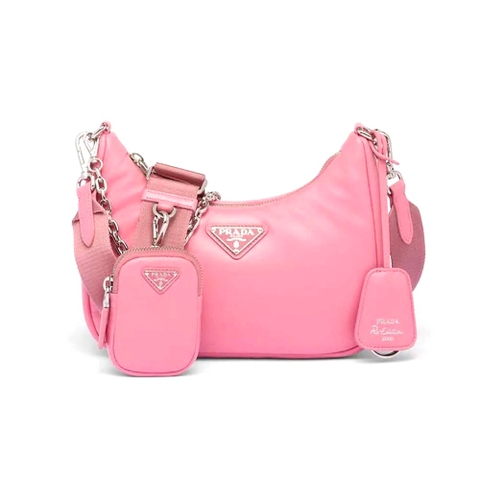 TÚI Prada Women Padded Nappa-Leather Prada Re-Edition 2005 Shoulder Bag-Pink