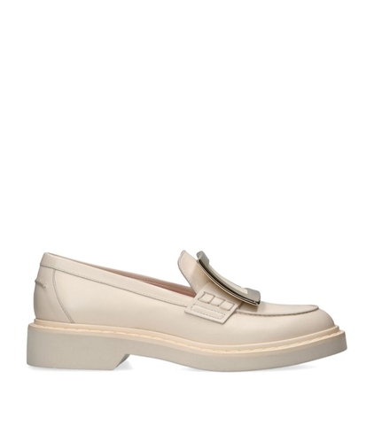 GIÀY ROGER VIVIER  Leather Viv’ Rangers Loafers