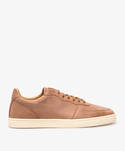 GIÀY BRUNELLO CUCINELLI TAN LEATHER SNEAKERS