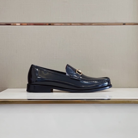 GIÀY SALVATORE FERRAGAMO LOAFER BLACK TOP QUALITY SHOES AAA