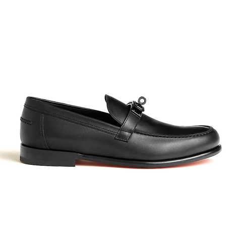 GIÀY HERMES Destin loafer Noir