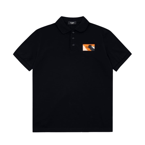 ÁO FENDI POLO SHIRT BLACK MÀU ĐEN