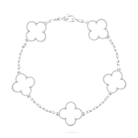 LẮC TAY CLEEF & ARPELS ALHAMBRA MOTHER OF PEARL NGỌC TRAI