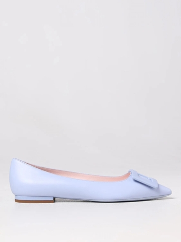 GIÀY ROGER VIVIER Sky Blue ballet flats shoes