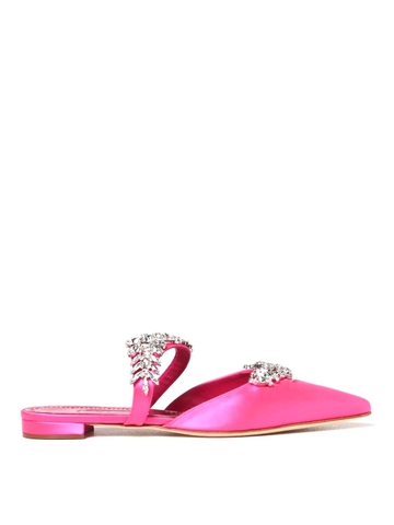 GIÀY MANOLO BLAHNIK Fuchsia ballet flats shoes
