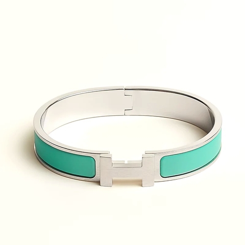 LẮC TAY HERMES Clic HH bracelet Lagon Mat