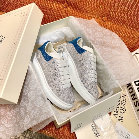 GIÀY ALEXANDER MCQUEEN SNEAKERS SHOES AAA UNISEX NAM VÀ NỮ KIM CƯƠNG DA BÊ HẢO HẠNG