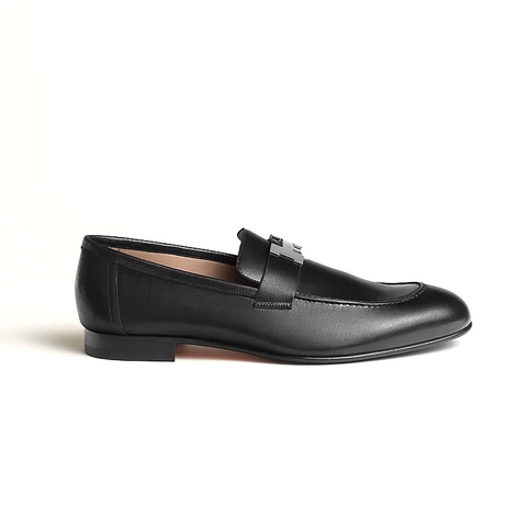 GIÀY HERMES Paris Loafer Beige Noir