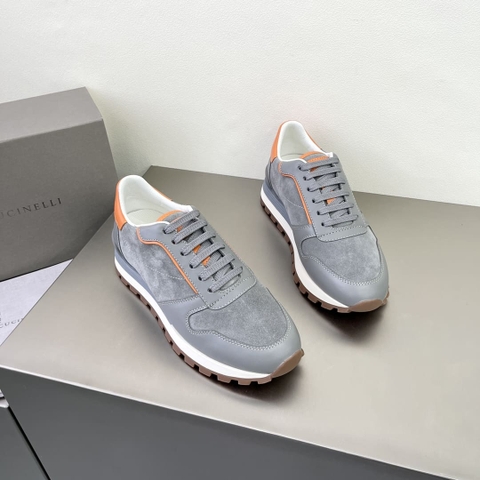 GIÀY BRUNELLO CUCINELLI SNEAKERS LOW TOP SHOES AAA DA BÊ KẾT HỢP DA LỘN
