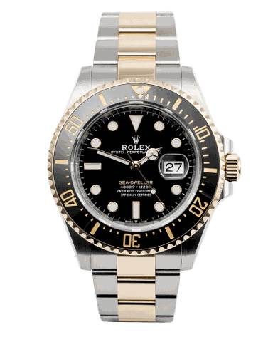 Đồng hồ Rolex Sea-Dweller Demi Black Dial mặt số màu đen