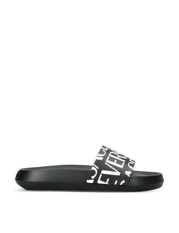 DÉP VERSACE Logo-print rubber sliders