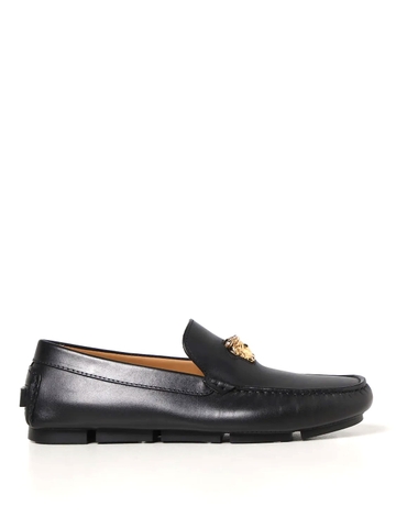 GIÀY VERSACE Medusa head gold loafer