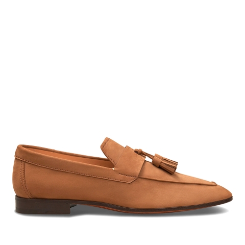 GIÀY BERLUTI Lorenzo Leather Loafer Light Brown