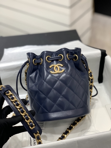 TÚI CHANEL 21 NAVY LAMBSKIN DA HAAS